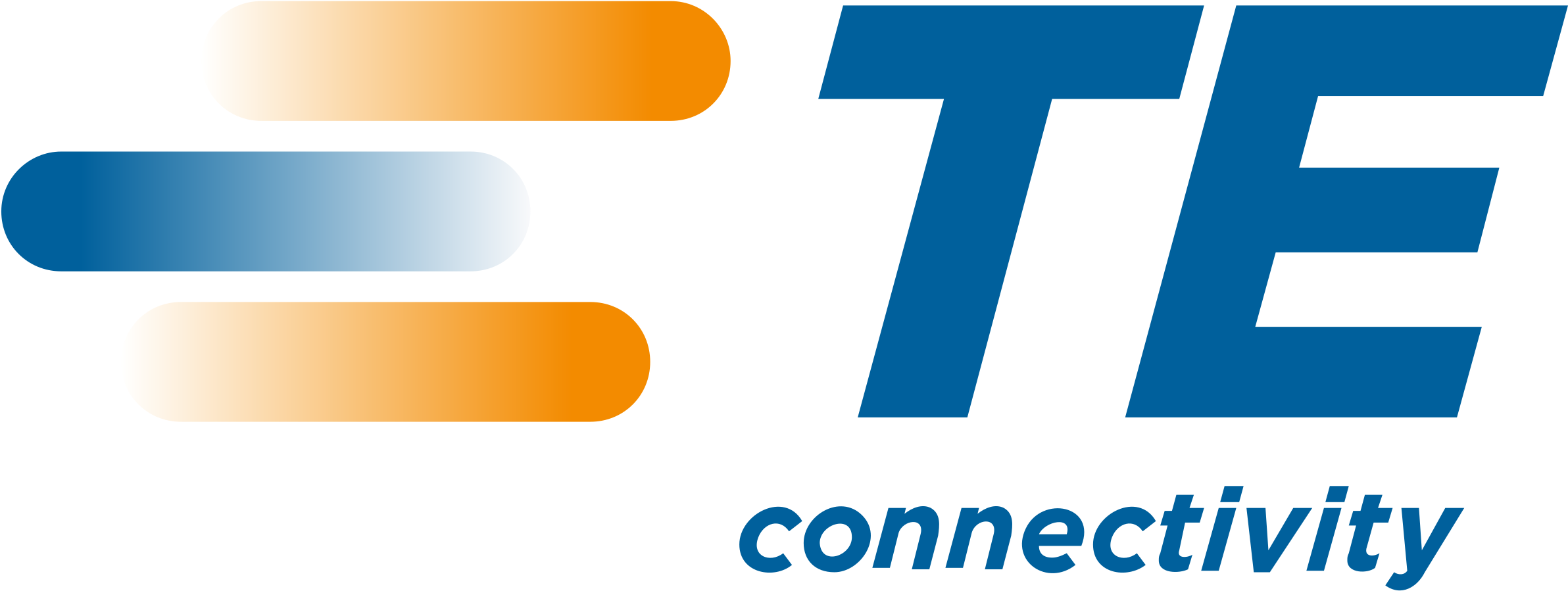 TE Connectivity logo white